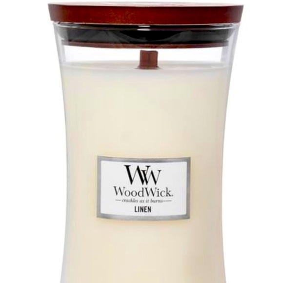 WoodWick Linen Scent Candle